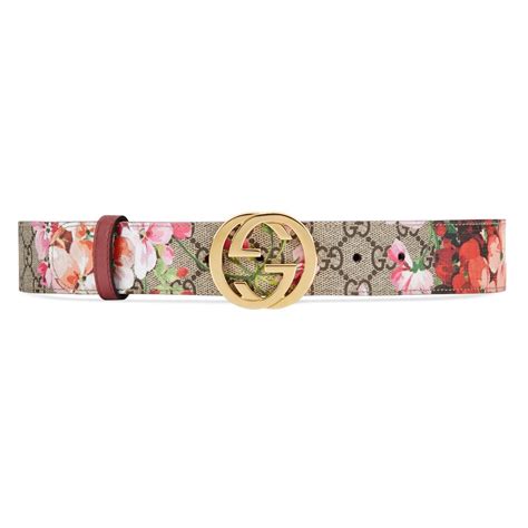 gucci gg bloom belt|Gucci emblem belt.